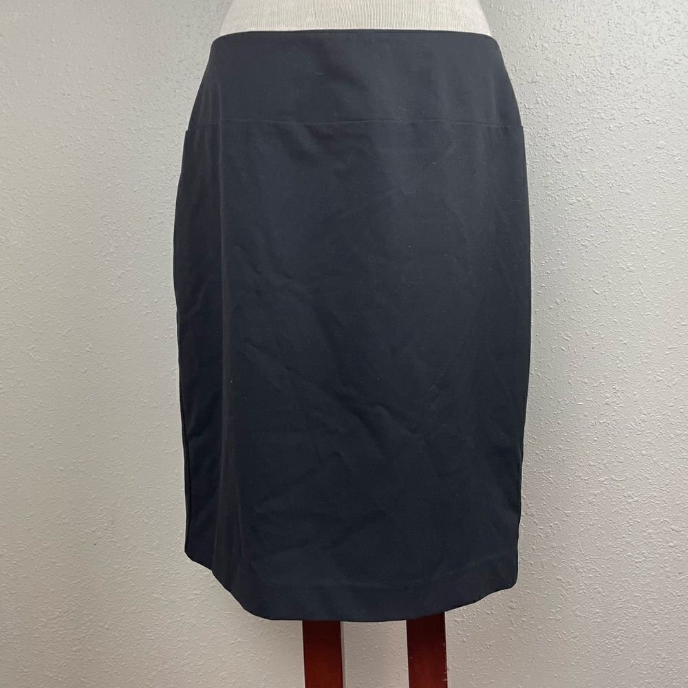 Ellen Tracy Black Midi Skirt Size 10 EUC